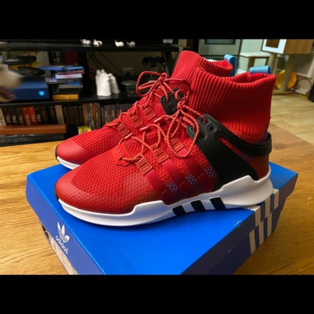 Adidas Original Red EQT Support All Weather Sneakers | Red